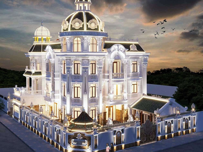 XÂY DỰNG BIỆT THỰ KIỂU LÂU ĐÀI